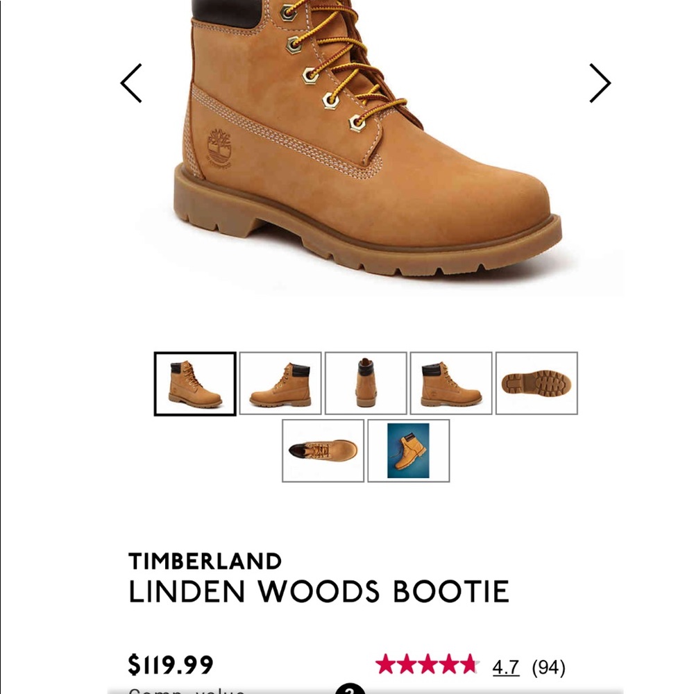 Women’s brown timberland boots sz.10